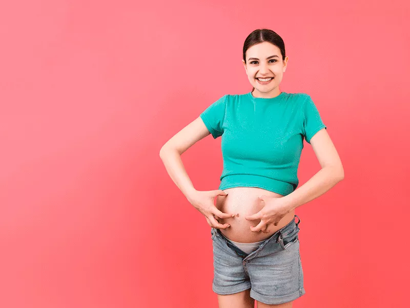picadas na barriga