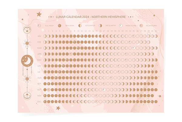 Calendario lunar 2024