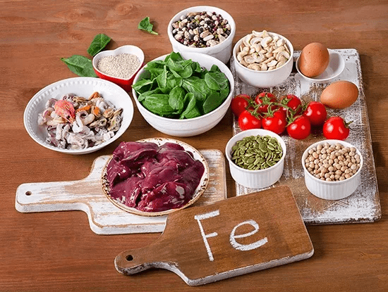alimentos muito ferro