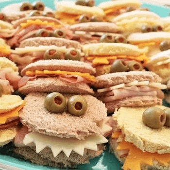 baby shower sandwiches