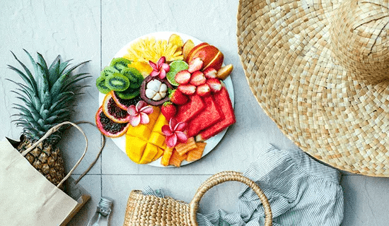 frutas verao chapeu