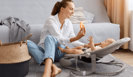 espreguicadeira bebe mama