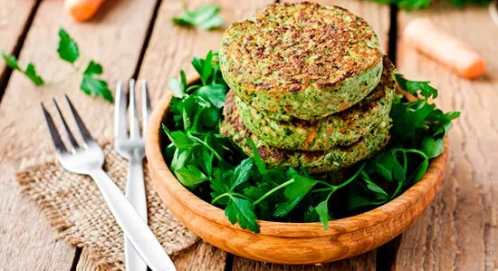 hamburguesas espinacas pavo