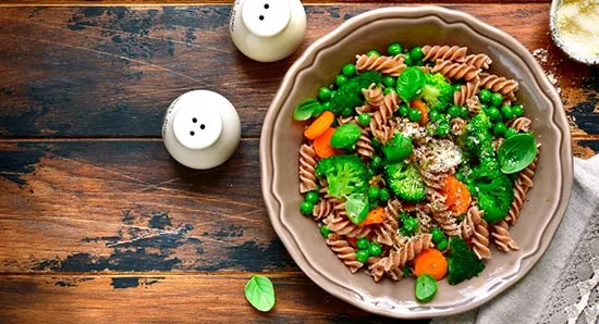 pasta brocoli guisantes